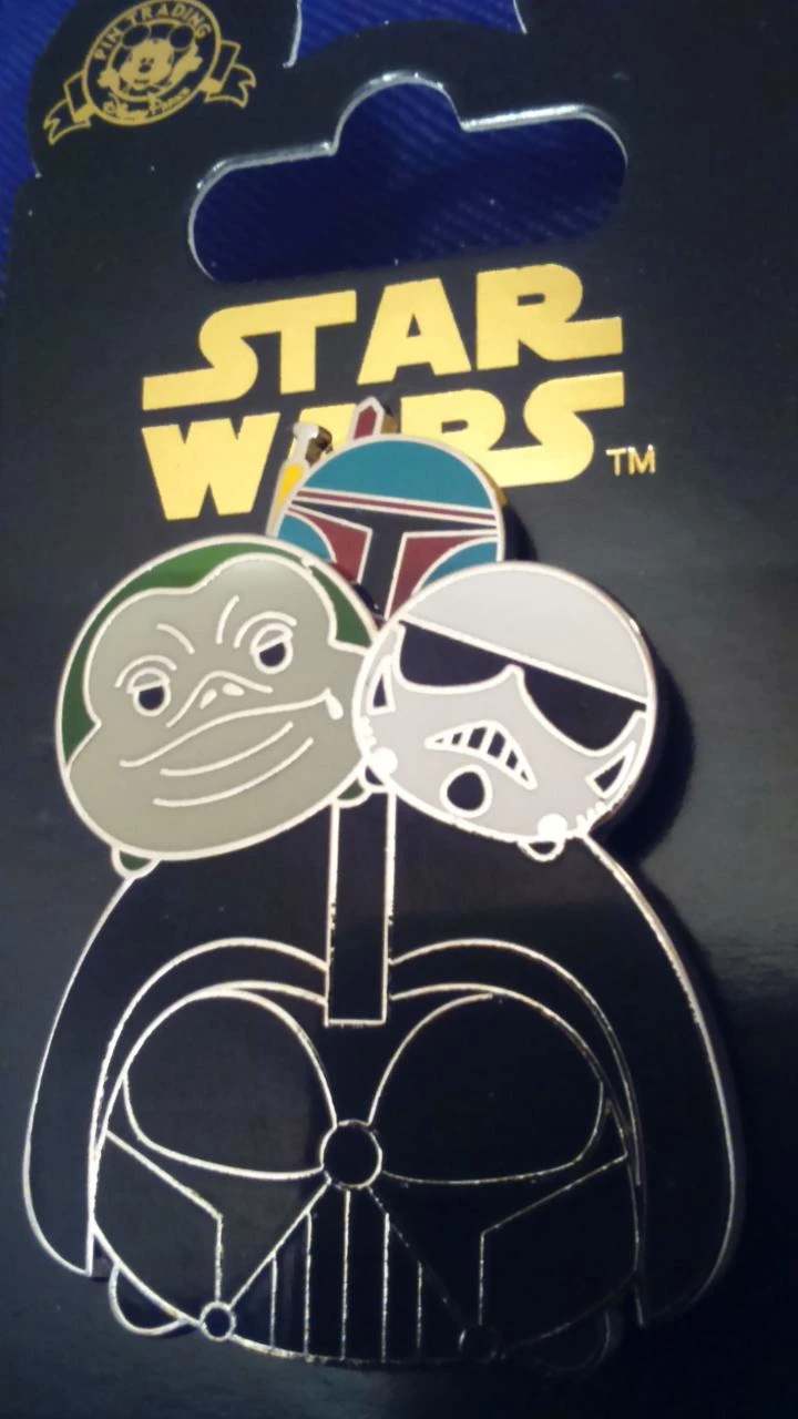 Pins disney Disneyland Paris Star Wars Tsum Tsum 3D Les Vilains